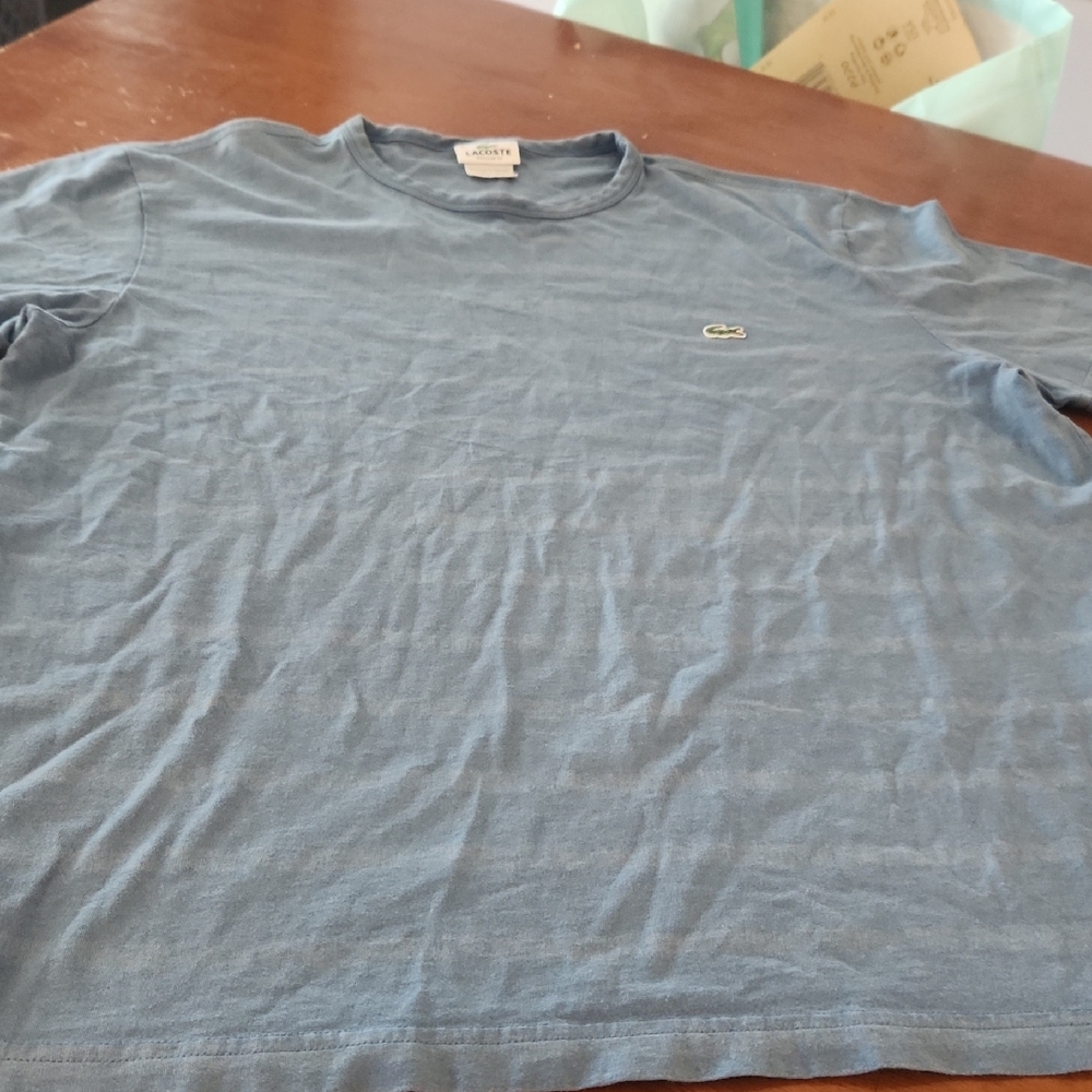 Lacoste Men's Light Blue Short Sleeve Tee